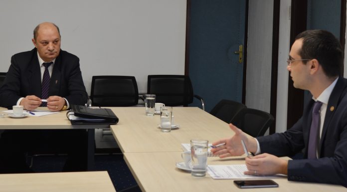 Ministrul Gabriel Petrea a invitat la sediul Ministerului Consultării Publice și Dialogului Social, reprezentanți ai Confederației Sindicatelor Democratice din România