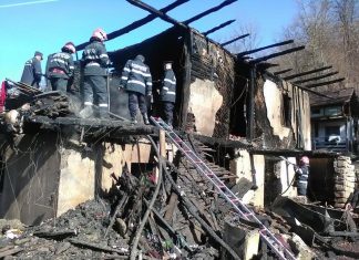 Mama și fiul, arși de vii într-un incendiu produs în comuna vâlceană Muereasca – imagini dramatice