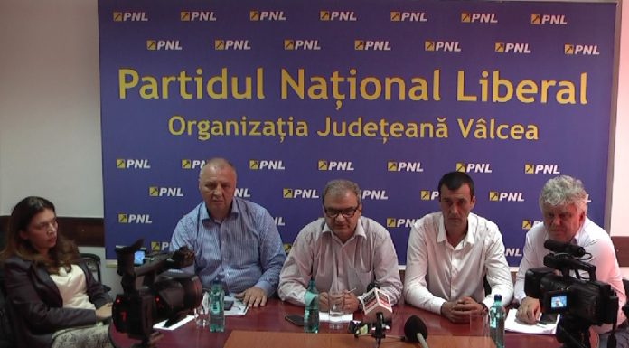 Conferinţă de presă a Organizației Municipale Râmnicu Vâlcea a PNL – 4 iulie 2017