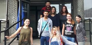 Voluntari străini în vizită de lucru la Inspectoratul de Poliție Județean Vâlcea