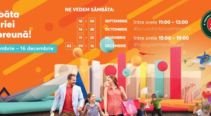 Centrul Comercial Auchan Craioviţa: Declarăm sâmbăta ziua oficială a bucuriei împreună!