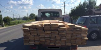 Depistat pe strada Câmpului din Strehaia, cu lemne fără documente legale