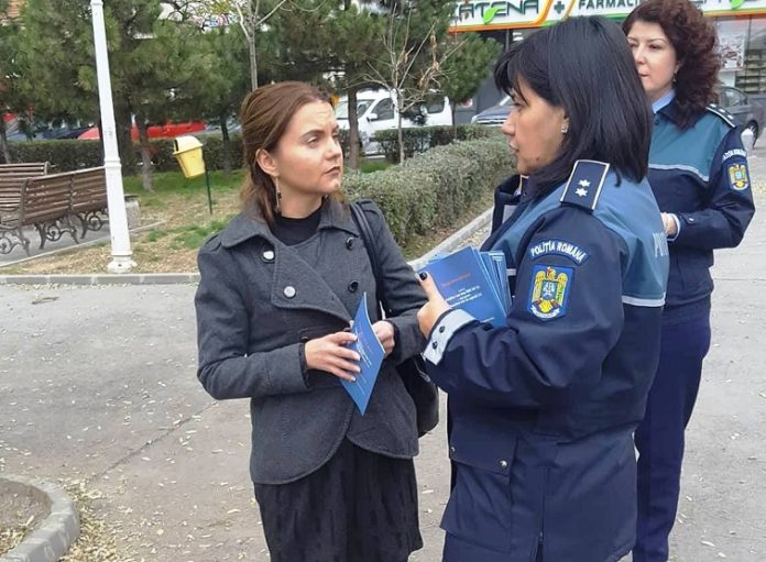 Activitate preventiva - politistii doljeni - Calea Severinului - Craiova