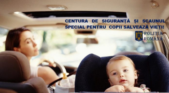 O fetiță în vârstă de 4 ani a scăpat nevătămată dintr-un accident rutier, protejată de un scaun special pentru copii