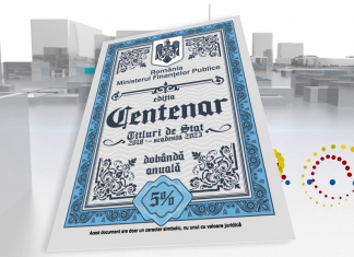 MFP a lansat a doua emisiune de titluri de stat din cadrul Programului Tezaur – ediția CENTENAR