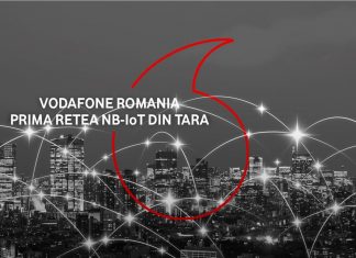 Vodafone România este prima rețea mobilă din țară care oferă acoperire națională pentru servicii NarrowBand-IoT