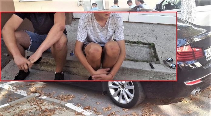 Râmnicu Vâlcea: Hoți prinși la furat de sigle auto inscripționate BMW