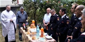 Pompierii mehedinţeni şi-au prăznuit ocrotitorul SFÂNTUL IERARH IOSIF CEL NOU DE LA PARTOŞ