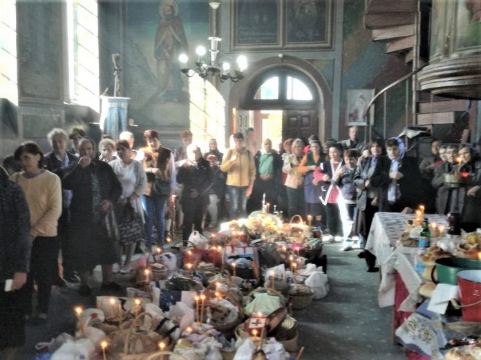 Biserica satului Ciorasti - sarbatoare