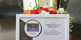 Primăria Municipiului Râmnicu Vâlcea, premiată la Gala Administraţie.ro