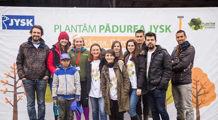 Voluntarii JYSK România dublează suprafața de pădure de la Șotânga