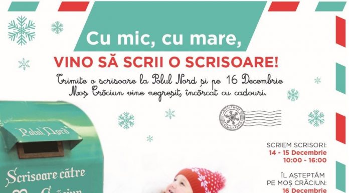 Scrie-i lui Moș Crăciun și Moșul îți aduce cadoul în Centrul Comercial Auchan Craioviţa