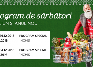 Programul magazinelor Kaufland de Crăciun și de Anul Nou