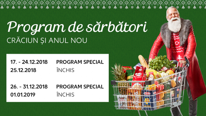 Programul magazinelor Kaufland - craciun - anul nou