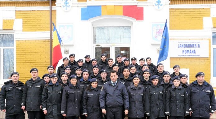 38 de elevi în practică la Jandarmeria Olt