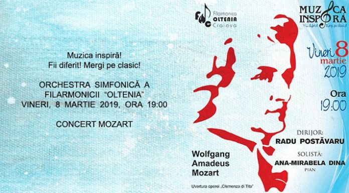 Concert Mozart - Filarmonica Oltenia - Ziua Femeii
