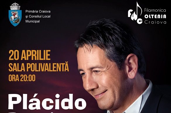 Concertul lui Placido Domingo jr. programat în Craiova, se va desfășura conform programului – la București nu mai ajunge