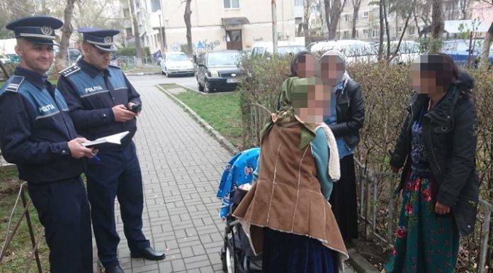 Femei de etnie romă prinse la furat în Râmnicu Vâlcea