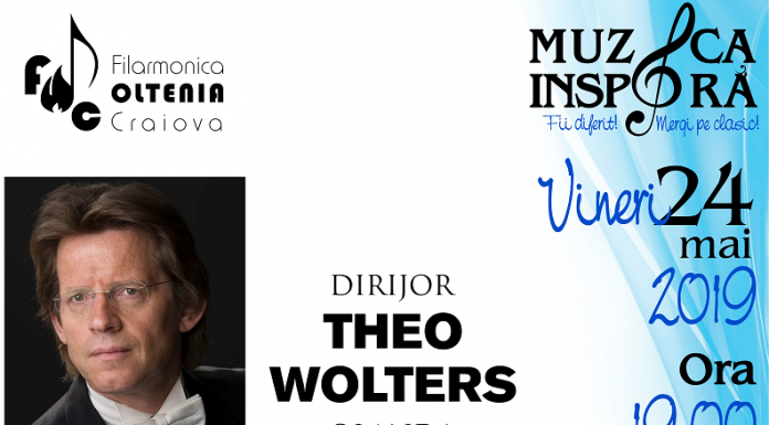 Concert la Filarmonica Oltenia cu Rebeca Omordia la pian şi Theo Wolters la pupitrul dirijoral