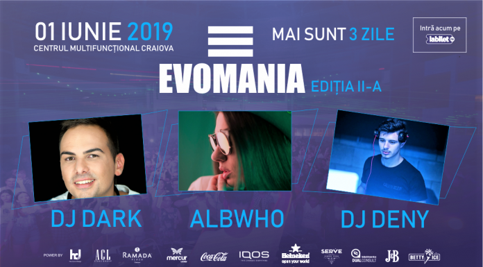 Craiova: Spectacol de sunet, lumină și artiști, la EVOMANIA 2019