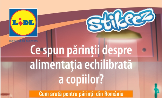 Pentru alimentația echilibrată a copiilor, 77% dintre părinți consideră că aceștia trebuie să mănânce mese gătite acasă cu produse proaspete