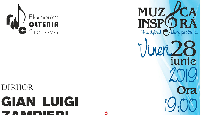 Concert de închidere a stagiunii “Muzica inspiră” la Filarmonica OLTENIA