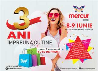 Trei ani de shopping și distracție cu Mercur Center și un nou brand internațional pentru Craiova