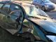 Accident în Piatra Olt: Un autoturism a lovit un cap de pod și s-a răsturnat – o femeie a ajuns la spital
