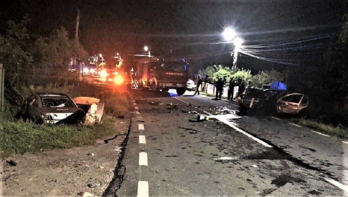 Valcea - Baile Olanesti - Pausesti Maglasi - accident