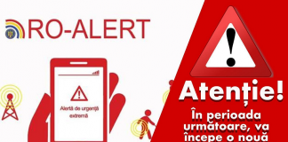 Sistemul RO-ALERT va fi testat din nou și în județul Vâlcea