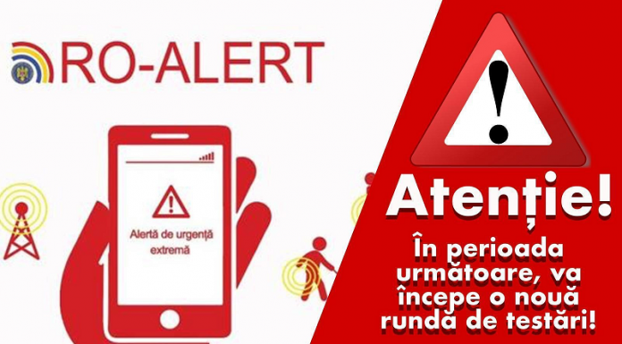 Sistemul RO-ALERT va fi testat din nou și în județul Vâlcea