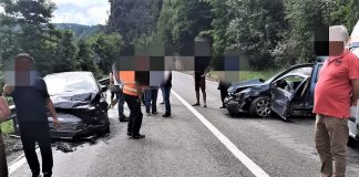 Vâlcea: Accident rutier produs pe Valea Oltului, la Călimănești – o femeie a ajuns la spital