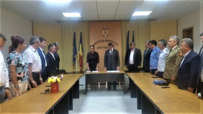 prefectul judetului Olt - Angela Nicolae - juramantul