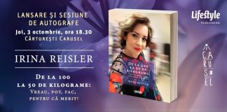 Lansarea cărții De la 100 la 50 de kilograme, de Irina Reisler