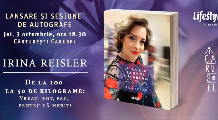 Lansarea cărții De la 100 la 50 de kilograme, de Irina Reisler