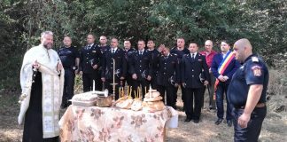 Orșova: Pompierii mehedinţeni şi-au prăznuit ocrotitorul şi protectorul – Sfântul Ierarh Iosif cel Nou de la Partoş