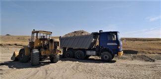 Olt: Acțiune în Tufeni, pe linia prevenirii și combaterii faptelor ilicite în domeniul extragerii de agregate minerale