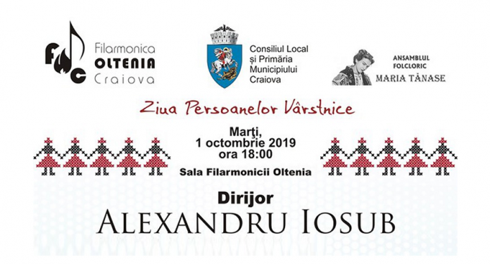 Ziua Persoanelor Varstnice - concert - Filarmonica Oltenia Craiova
