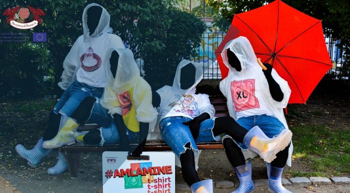Colecție de tricouri pentru tineri despre protecția împotriva HIV