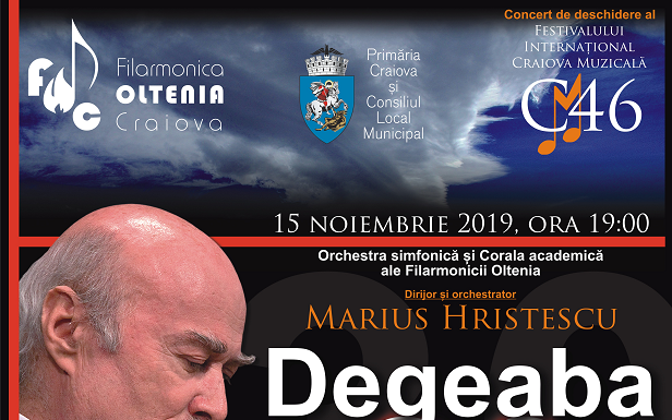 Programul Festivalului Craiova Muzicală 2019