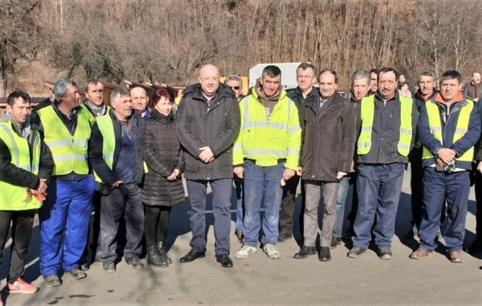 Președintele CJ Vâlcea, Constantin Rădulescu, prezent la recepția lucrărilor de modernizare a drumului către Mânăstirea Surpatele