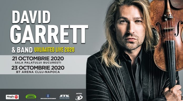 Violonistul David Garrett salută fanii din România!
