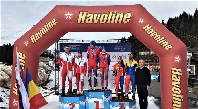 Locul I pe națiuni pentru România, la Campionatele Europene de Winter Triathlon