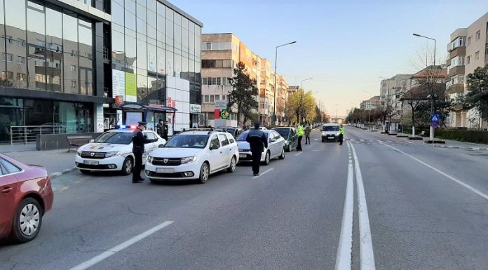 Râmnicu Vâlcea: Acțiune privind verificarea modului de respectare a reglementărilor instituite de STAREA DE URGENȚĂ