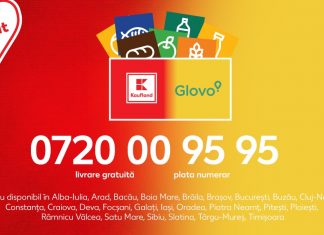Kaufland ajunge la tine #acasă și extinde serviciul de livrare la domiciliu prin Glovo