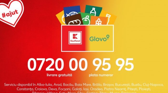 Kaufland ajunge la tine #acasă și extinde serviciul de livrare la domiciliu prin Glovo