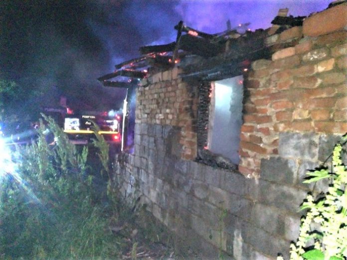 Vâlcea - Budești - Bărbat ars de viu - incendiu - Bârsești
