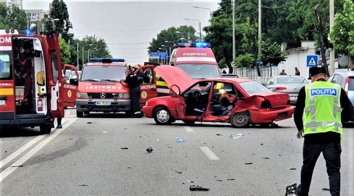 Craiova: Accident rutier pe strada Caracal – un bărbat de 75 de ani a ajuns la spital