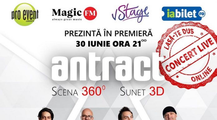 Ultima zi pentru bilete la concert ANTRACT cu sunet 3D