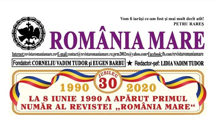 Revista “România Mare”, la 30 de ani